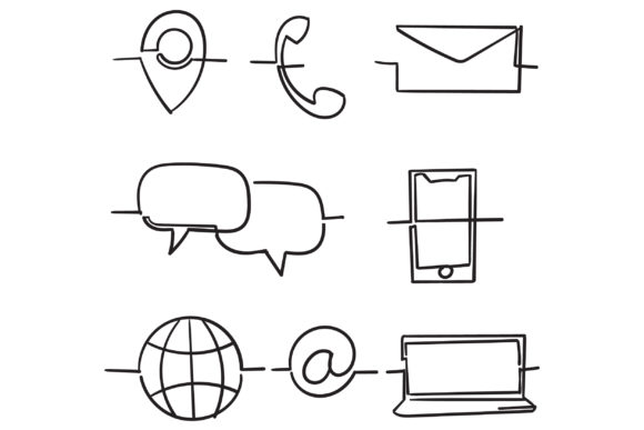 Download Doodle Contact Us - Contact Collection