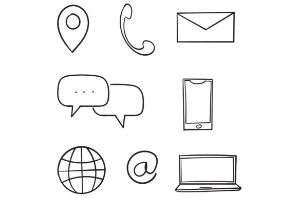 Download Doodle Contact Us - Contact Collection