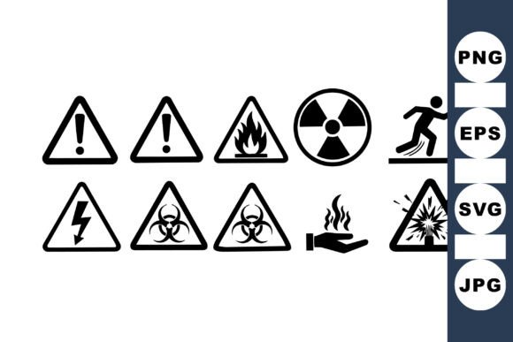 Download Safety Warning Symbol Clipart Set - Symbol Collection