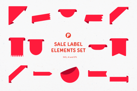 Download Sale Label Elements Set - Sale Collection