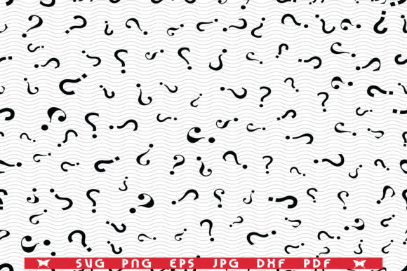 Download Question Marks, Seamless Silhouettes - Premium Resources