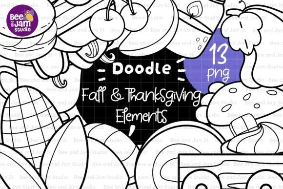 Download KDP Coloring Fall Thanksgiving PNG - Premium Resources