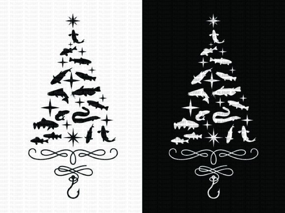 Download Christmas Fishing Tree - Premium Bundle